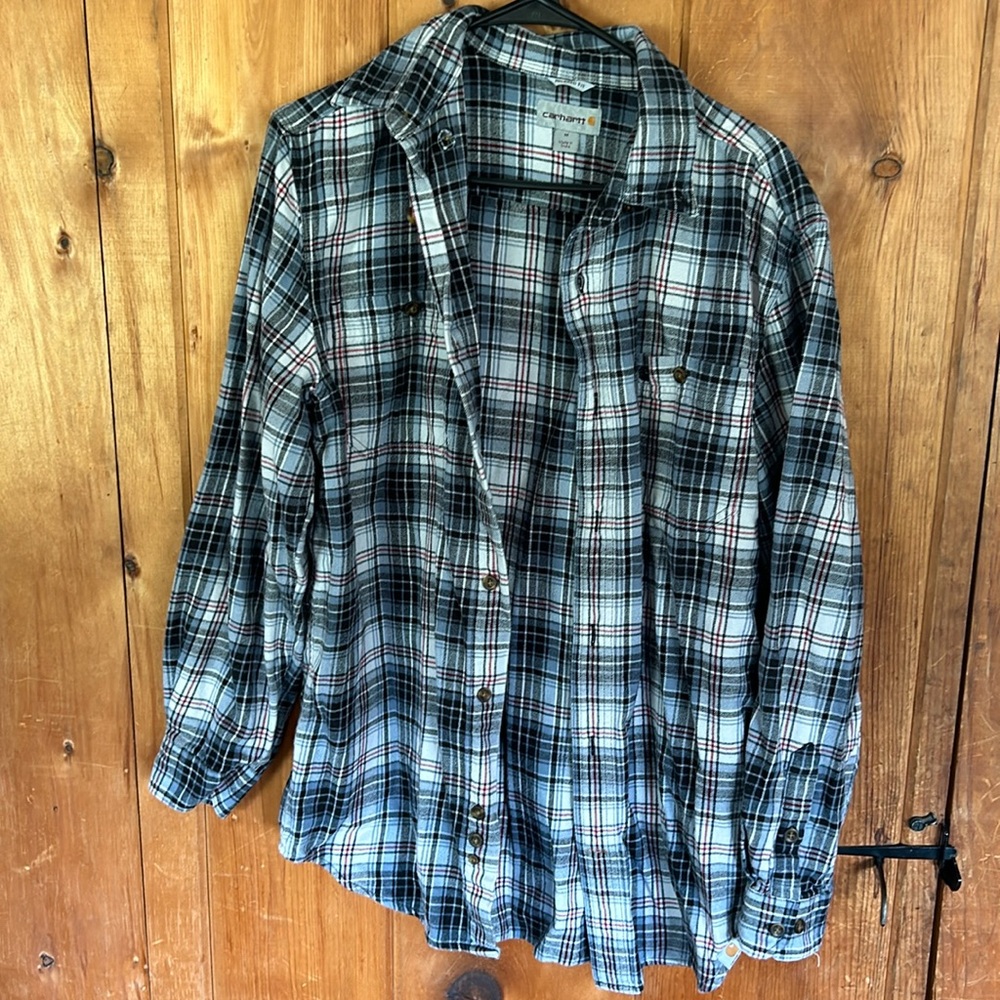 Mens Carhartt Relaxed Fit Flannel